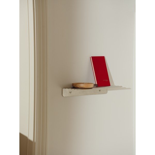 Metalowa półka w kolorze srebra 50 cm Olbi – noo.ma-image-1