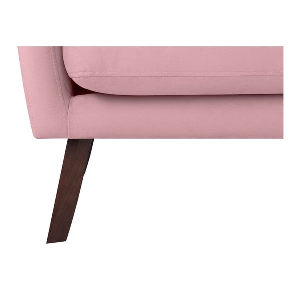 Różowa sofa 2-osobowa Mazzini Sofas Elena-image-1
