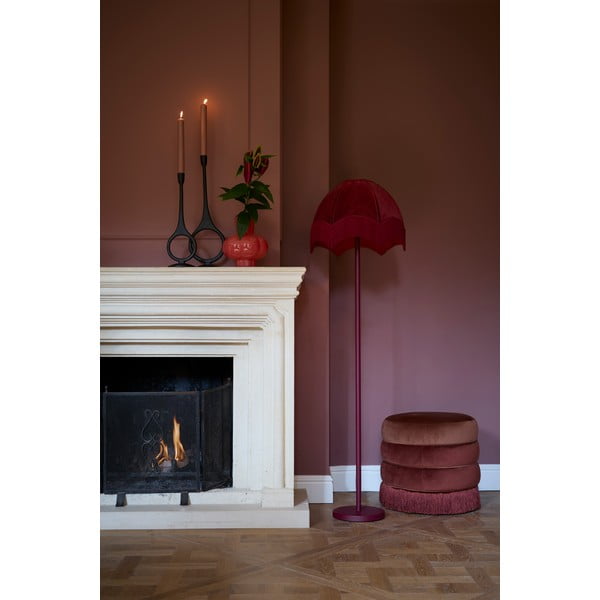 Bordowy abażur ø 45 cm Malacia – Light & Living-image-1