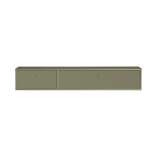 Szafka pod TV w kolorze khaki 136x22x32,5 cm Mistral – Hammel Furniture