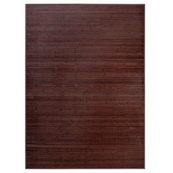 Ciemnobrązowy bambusowy dywan 180x250 cm – Casa Selección