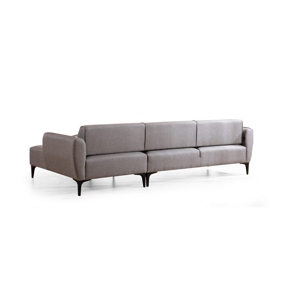 Jasnoszara sofa narożna Belissimo, narożnik prawy – Balcab Home-image-3