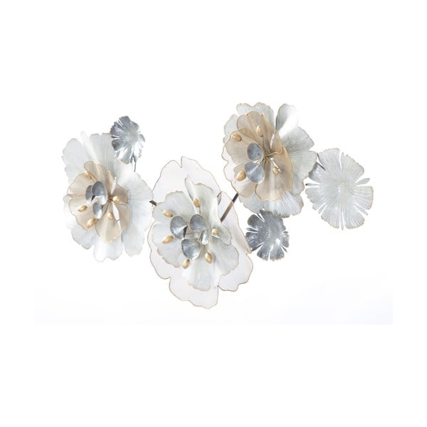 Metalowa dekoracja ścienna Mauro Ferretti Flowery, 119x60 cm-image-2