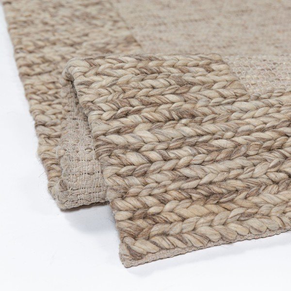 Dywan z mieszanki wełny tkany ręcznie w naturalnym kolorze 200x290 cm Rue – Flair Rugs-image-3