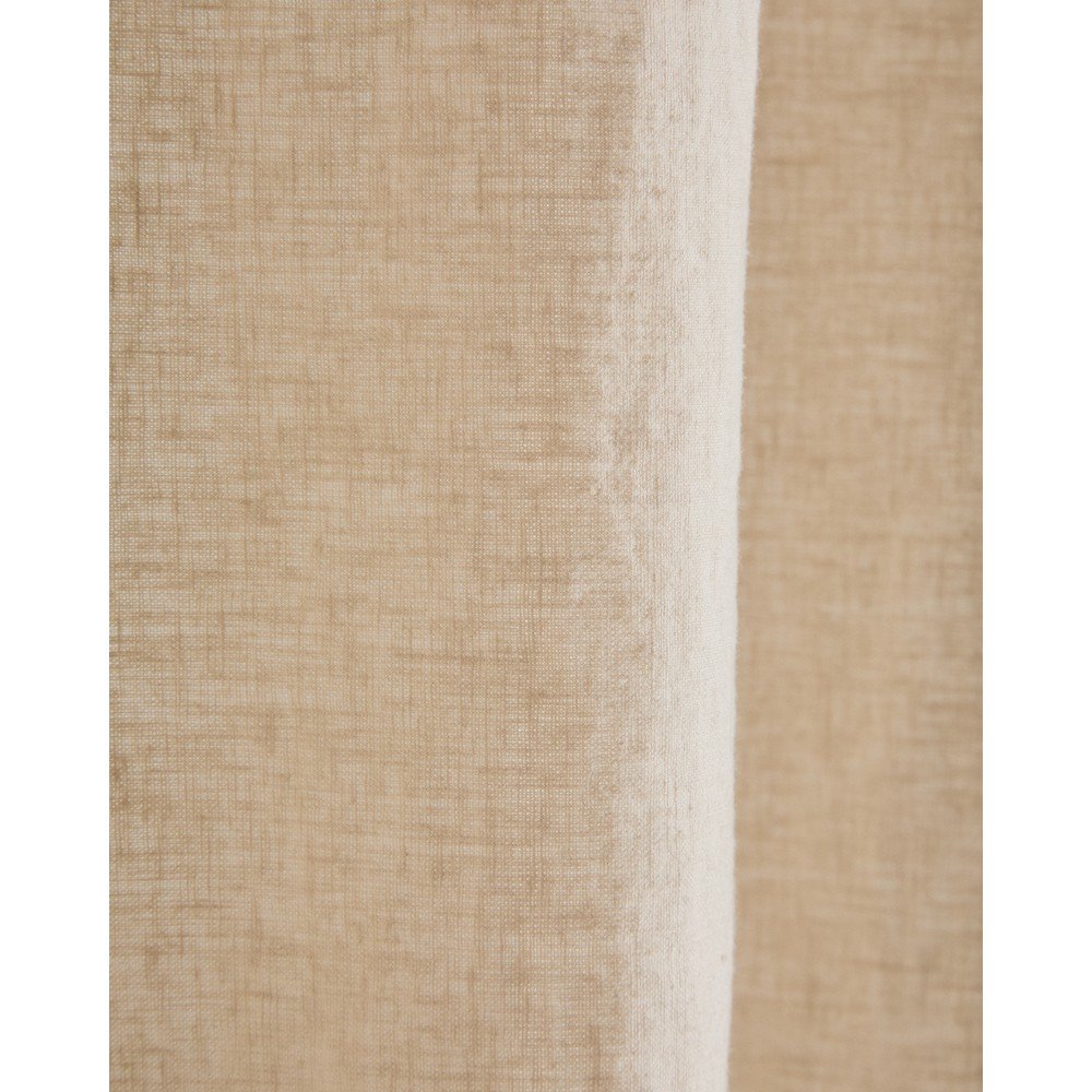 Beżowa bawełniana zasłona 140x270 cm Nolira – Kave Home (zdjęcie 8)