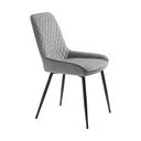 Szare krzesło Milton – Unique Furniture