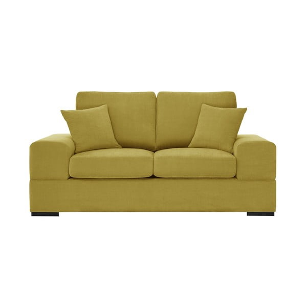 Żółta sofa 2-osobowa Jalouse Maison Dasha