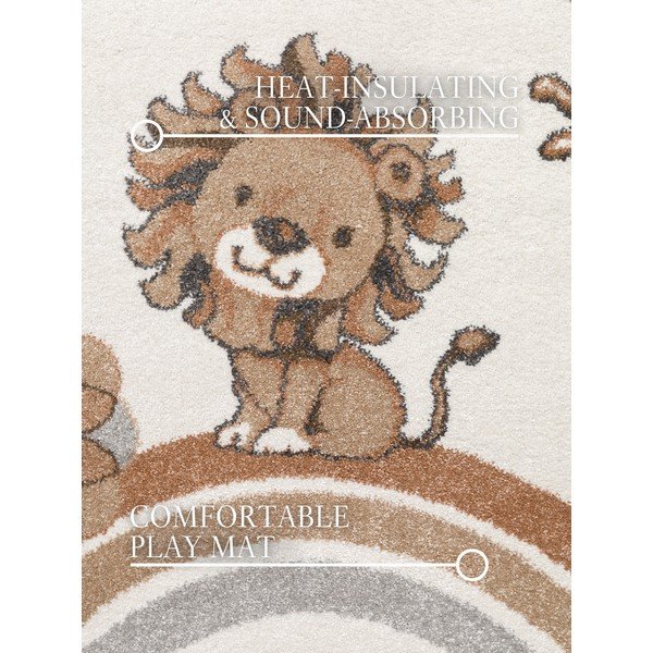 Kremowy dywan dziecięcy ø160 cm Roar like a Lion – Villeroy&Boch-image-2