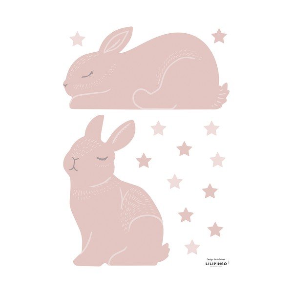 Naklejki dziecięce 30x42 cm Vintage Rabbit – Lilipinso