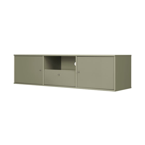 Szafka pod TV w kolorze khaki 161x42x45 cm Mistral – Hammel Furniture-image-1