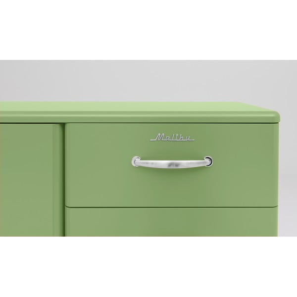 Zielona niska komoda 98x92 cm Malibu – Tenzo-image-1