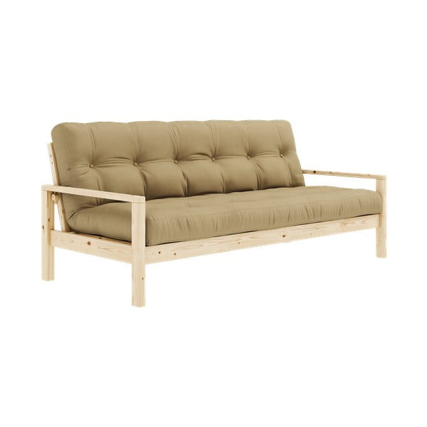 Musztardowa rozkładana sofa 205 cm Knob – Karup Design-image-3