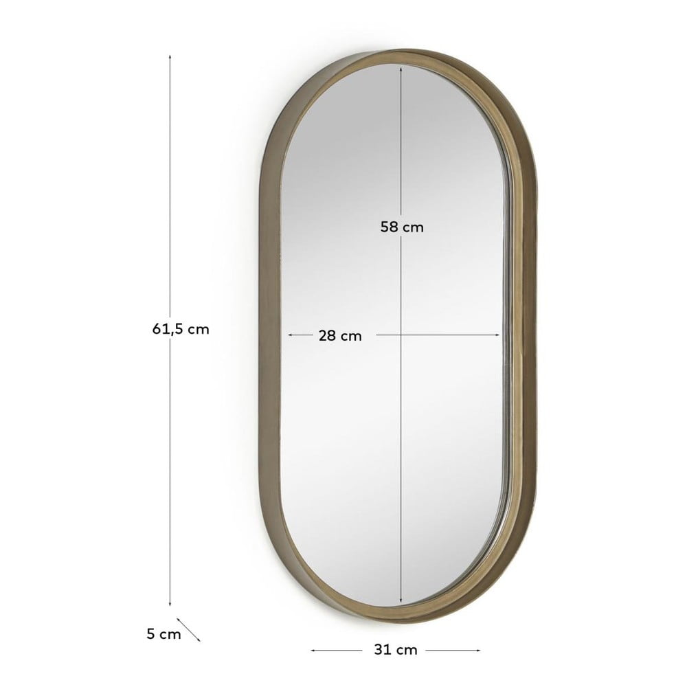 Lustro ścienne 31x61,5 cm Tiare – Kave Home (zdjęcie 8)