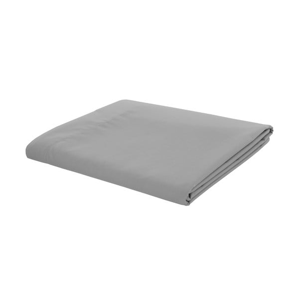 Szare prześcieradło z perkalu 230x260 cm Easy Iron Percale – Catherine Lansfield