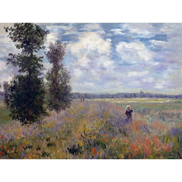 Reprodukcja obrazu Claude'a Moneta – Poppy Fields near Argenteuil, 60x45 cm