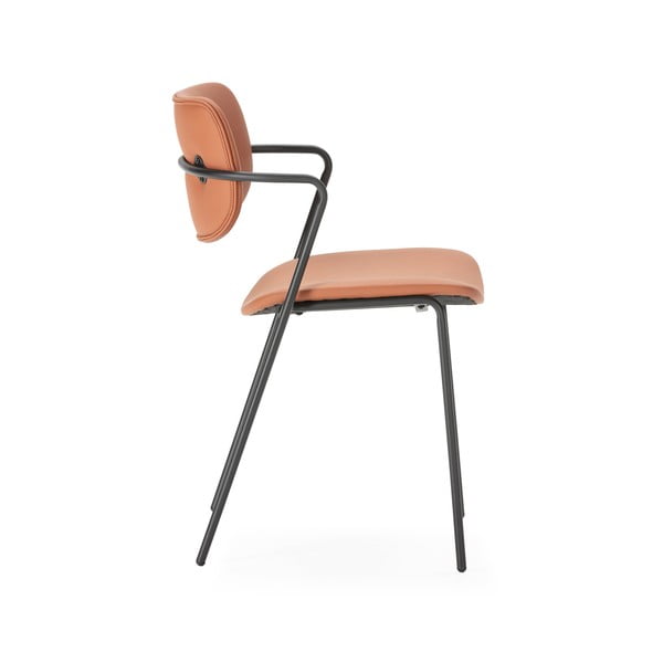 Ceglaste krzesła zestaw 2 szt. Maika – Marckeric-image-2