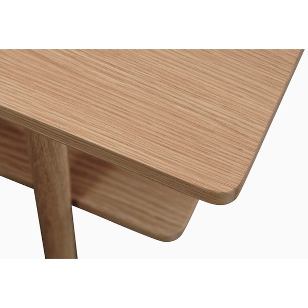 Stolik z blatem w dekorze dębu 60x120 cm Ponza – Unique Furniture-image-4