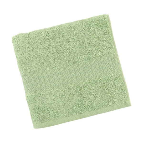 Zelený ręcznik z czystej bawełny Foutastic, 50x90 cm-image-1