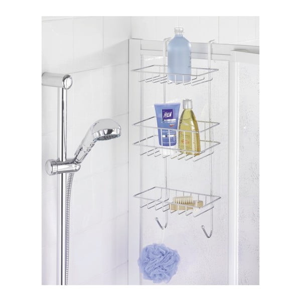 Łazienkowa 3-poziomowa półka ścienna Wenko Revigo-image-1