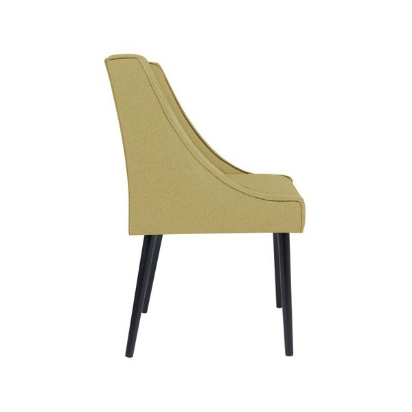 Żółte krzesło Micadoni Home Massimo-image-1