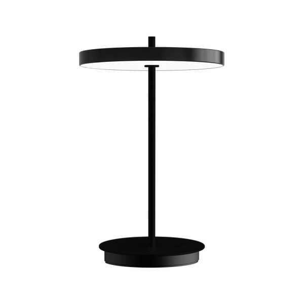 Czarna metalowa lampa stołowa LED z metalowym kloszem (wysokość 31 cm) Asteria Move – UMAGE-image-4