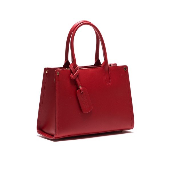 Skórzana torebka Anna Luchini 3042 Rosso-image-1