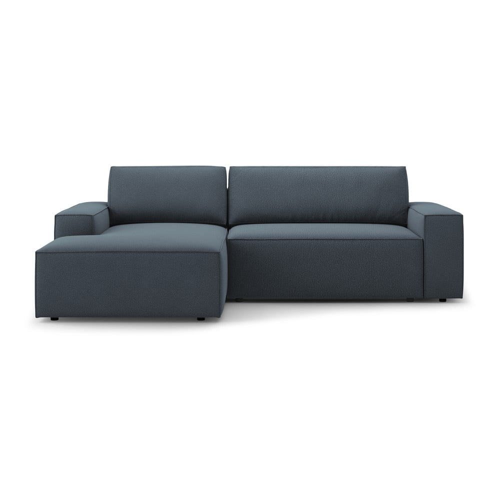 Niebieski rozkładany narożnik (lewostronny) Jodie – Micadoni Home