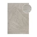 Jasnoszary wełniany dywan 200x290 cm Lino Leaf – Flair Rugs