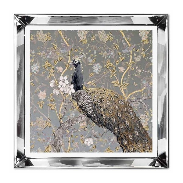 Obraz ścienny JohnsonStyle The Golden Peacock, 51x51 cm