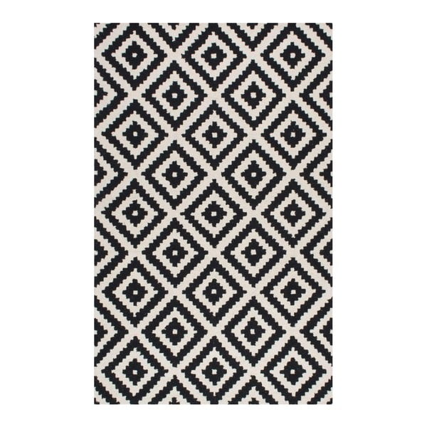 Wełniany dywan Gigos Black, 122x182 cm