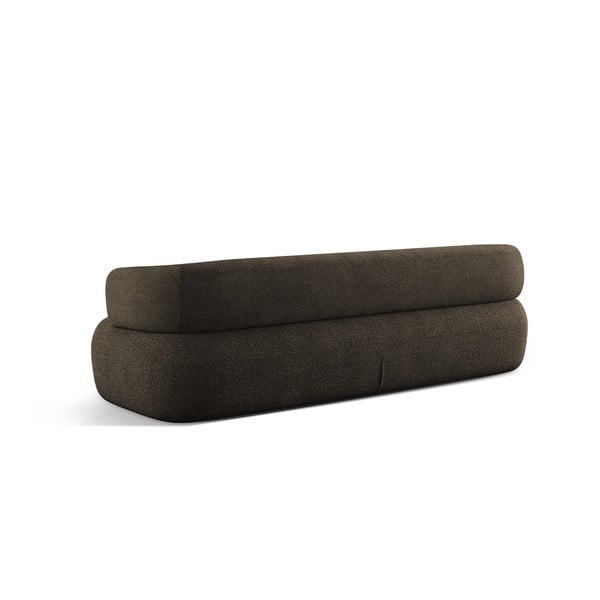 Brązowa sofa z materiału bouclé 226 cm Jenny – Micadoni Home-image-3