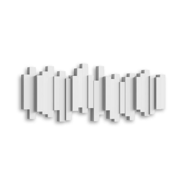 Biały plastikowy wieszak ścienny Sticks – Umbra-image-3