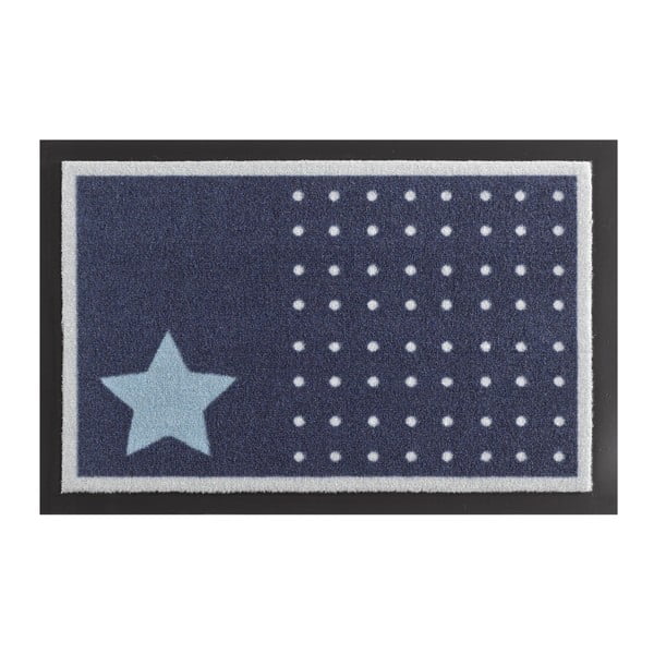 Wycieraczka Zala Living Star and Dots Dark Blue, 40x60 cm