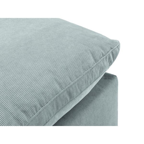 Jasnoniebieska dwustronna narożna część sztruksowej sofy modułowej Windsor & Co Sofas Galaxy-image-3