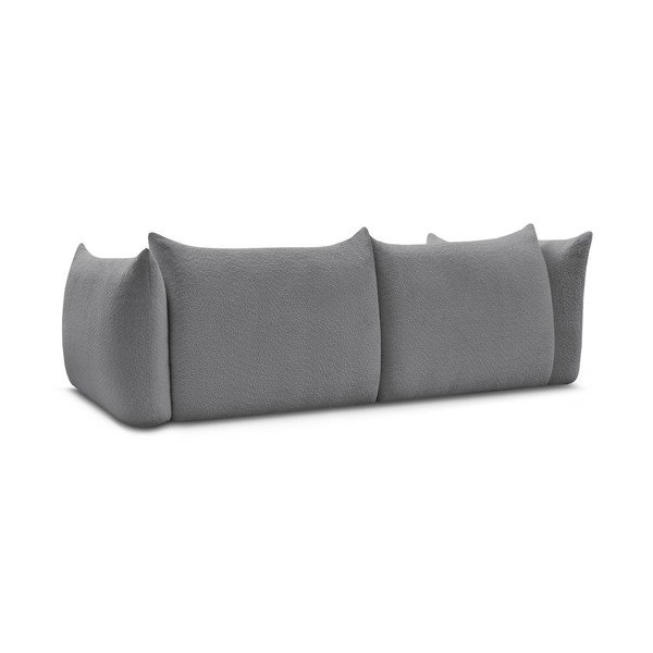 Szara sofa z materiału bouclé 286 cm Azra – Bobochic Paris-image-4
