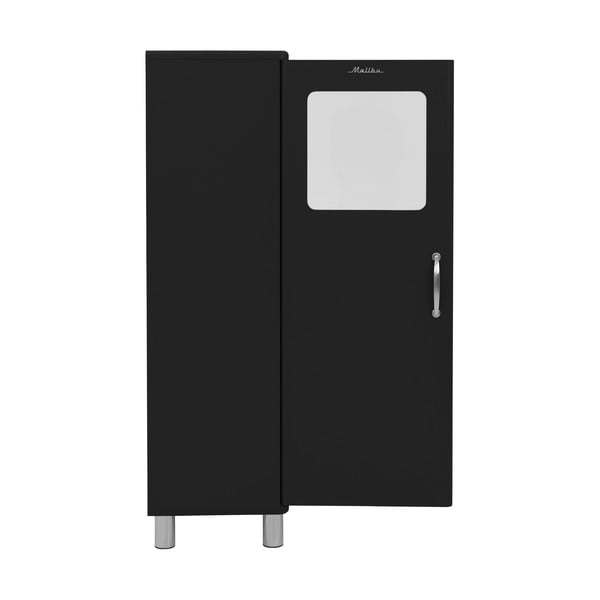 Czarna szafka 50x143 cm Malibu – Tenzo-image-3