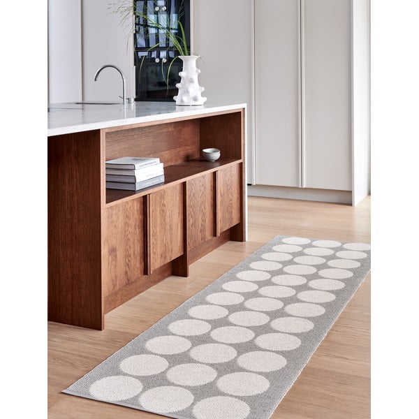 Beżowo-kremowy chodnik odpowiedni na zewnątrz 70x160 cm Hugo Linen Vanilla – Pappelina-image-1