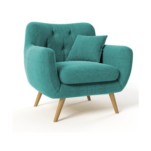 Turkusowy fotel Lagos Orinoco