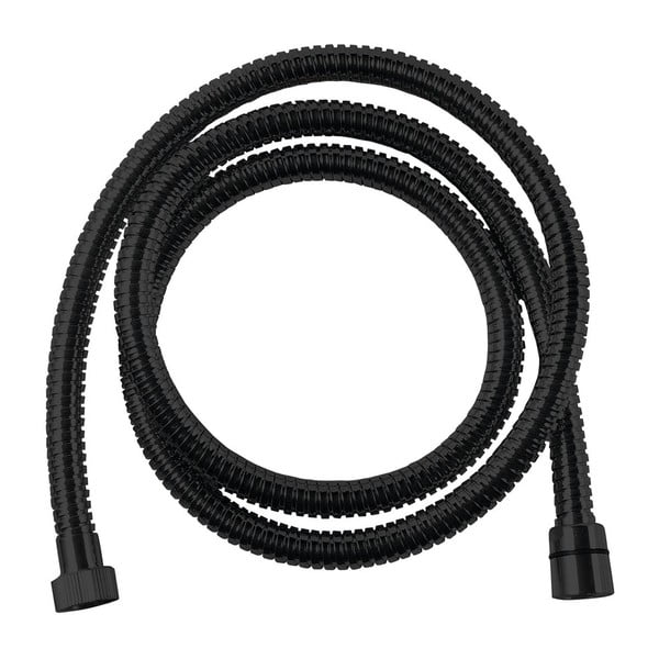 Wąż prysznicowy ze stali nierdzewnej w kolorze matowej czerni Powerflex – Sapho-image-1