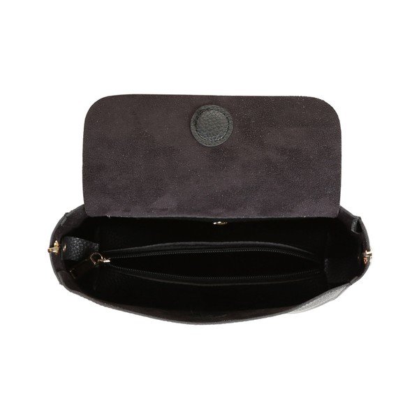 Czarna torebka ze skóry ekologicznej Beverly Hills Polo Club Georgina-image-3