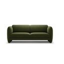 Zielona aksamitna sofa 204 cm Georgia – Micadoni 
