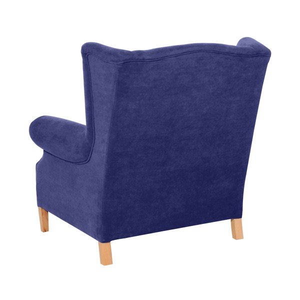 Niebieski fotel Max Winzer Harvey Velor-image-2