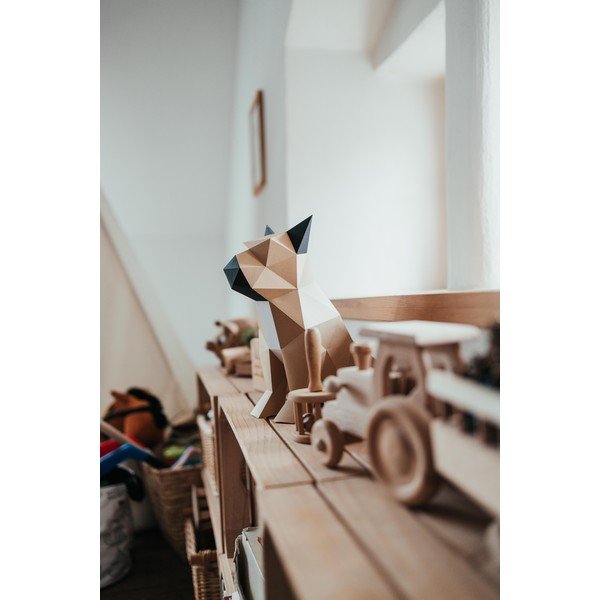 Kreatywny zestaw do złożenia figurki z papieru Papertime Buldog-image-3