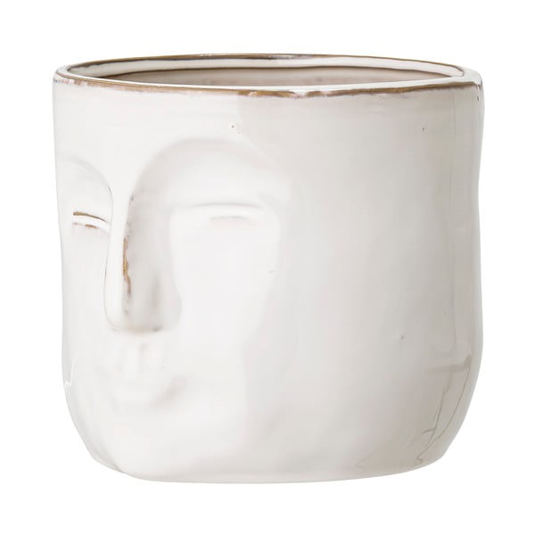 Biała terakotowa doniczka Bloomingville Ignacia, wys. 15,5 cm-image-4