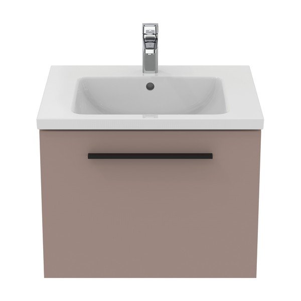 Szarobeżowa wisząca szafka pod umywalkę 60x44 cm i.Life B – Ideal Standard-image-3