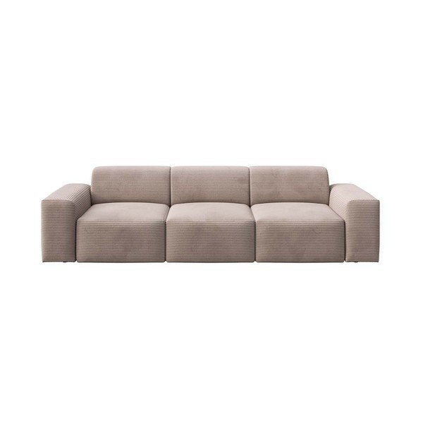 Beżowa sztruksowa sofa 285 cm Villet – Rodier