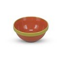 Zielona/pomarańczowa kamionkowa miska 710 ml Duo – ONA