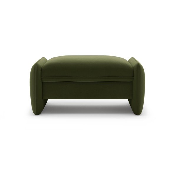 Zielony aksamitny podnóżek Georgia – Micadoni -image-1