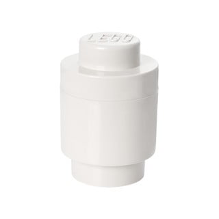 Biały okrągły pojemnik LEGO®, ⌀ 12,5 cm