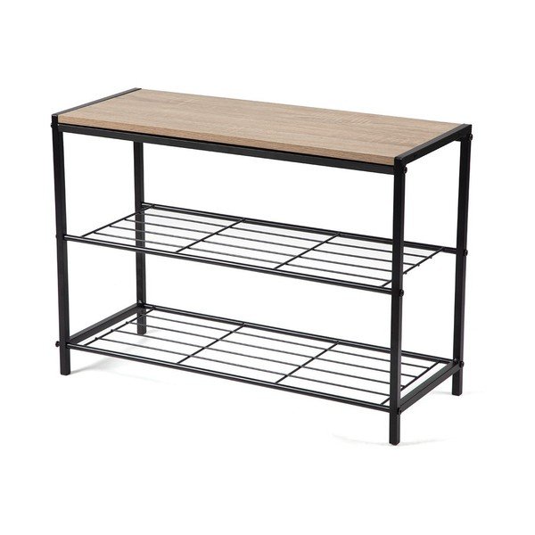 Czarna stalowa szafka na buty 63x44x30 cm Asten – Bonami Essentials